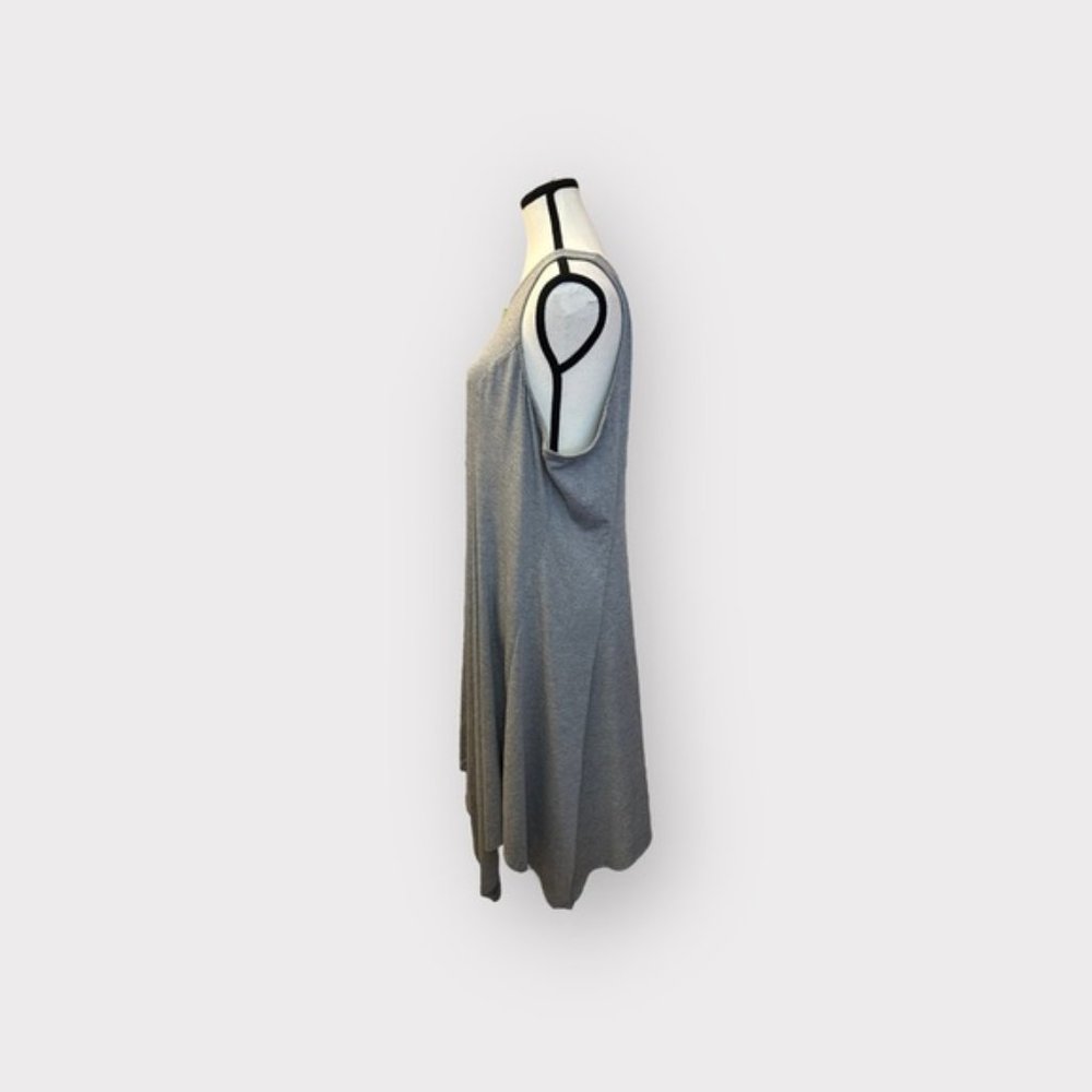 Women’s Torrid Heather Grey Midi Jersey Trapeze Dress 2 - Picture 9 of 12